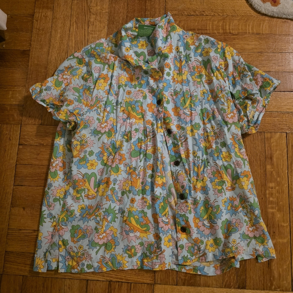 Butterfly Bash Pantry Button-Up